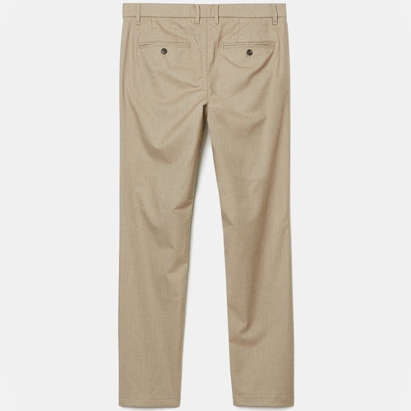 RW&CO Men’s Beige Brushed Chino Pants Slim Fit Size 29x32 - Picture 2 of 5